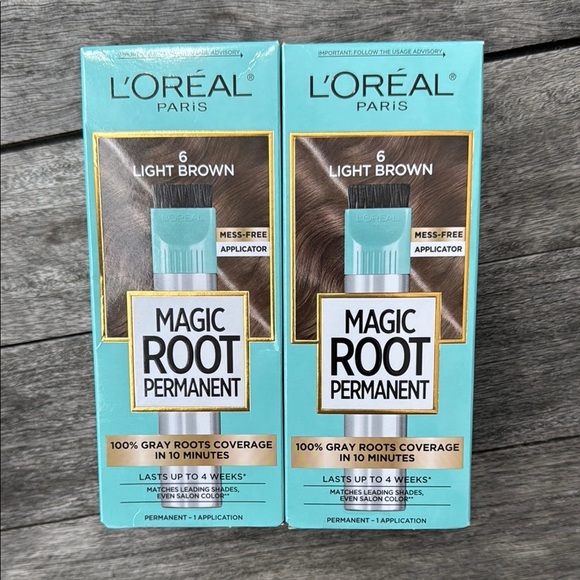 L'Oreal Magic Root Permanent Light Brown Hair Color (2 boxes) - Picture 1 of 2